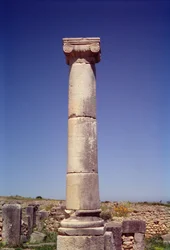 Ionische Säule am Decumanus Maximus